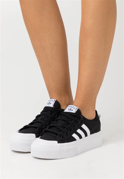 adidas nizza zwart hoog|adidas Originals NIZZA PLATFORM MID .